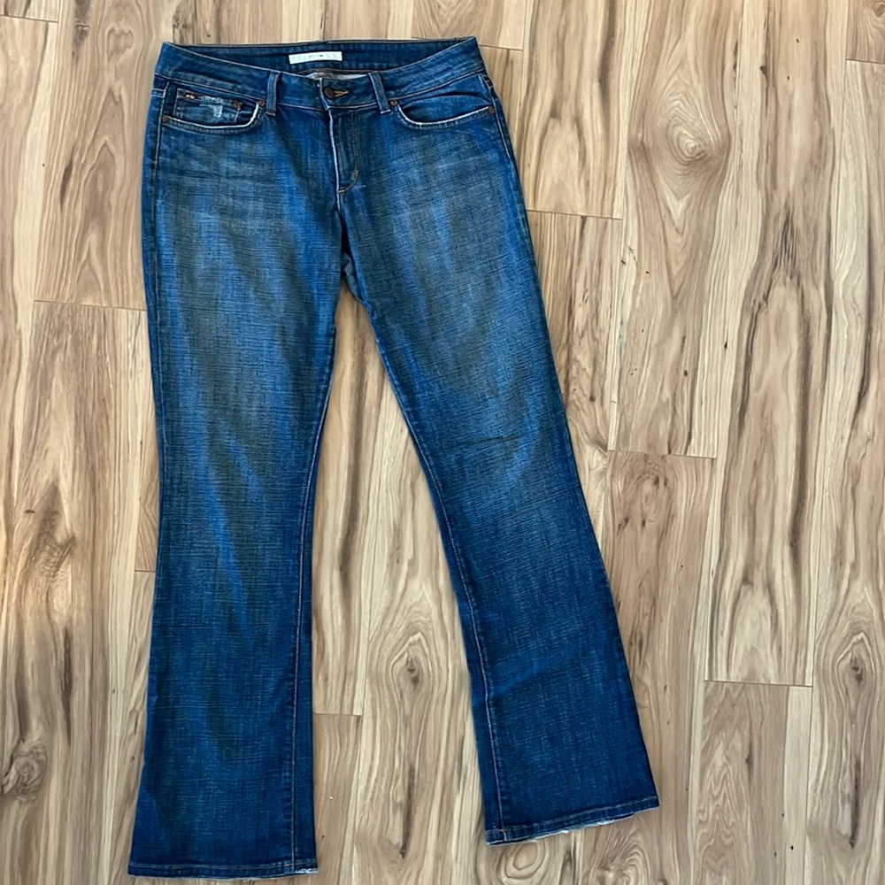 Joes Jeans Honey fit stretch blue ladies size 31 medium wash boot cut flare